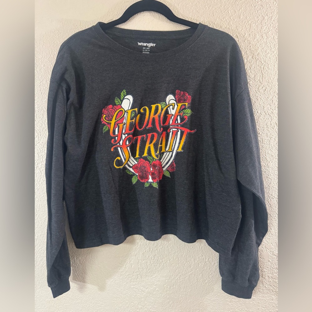 Wrangler Long sleeve crop t-shirt George Strait